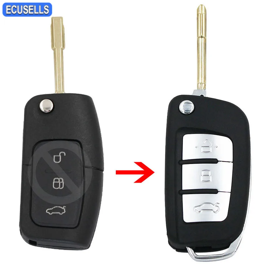 Модифицированный складной чехол откидная оболочка ключа дистанционного