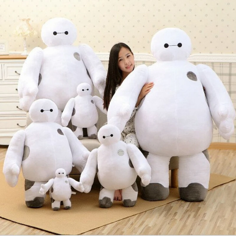 

The BIG Hero 6 Baymax Plush Hands Can Not Move Dolls Baymax Stuffed Animal Plush Bececos Toys 20CM