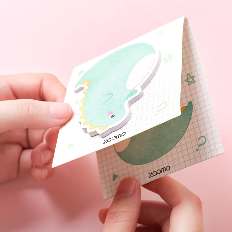 Kawaii Fat Doodle серии кошка персик динозавр N Times Набор стикеров для заметок страница Флаг Закладка Школа Офис Канцелярские Принадлежности