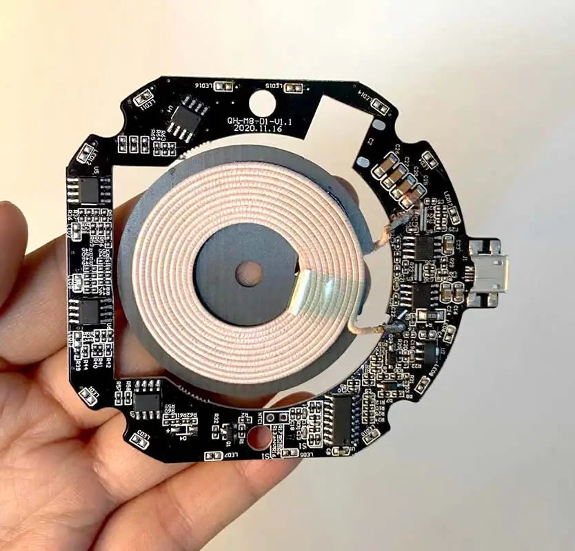 10 Вт Qi Беспроводная PCBA 7 5 DIY печатная плата катушечный модуль передатчик зарядное