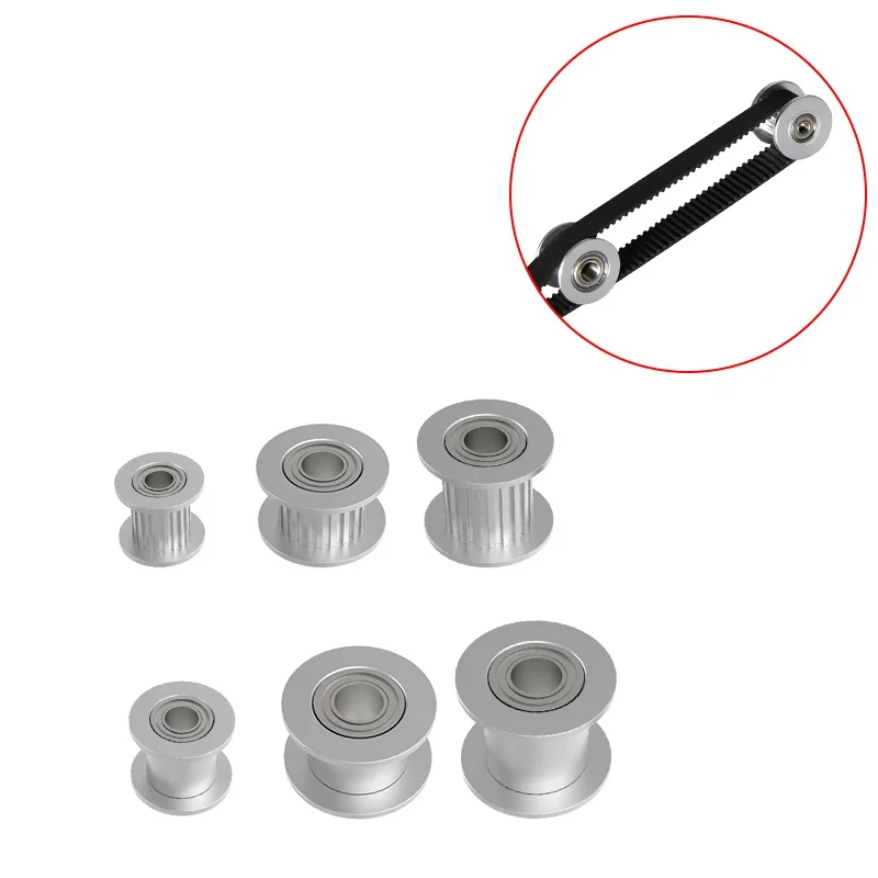 MEGA 5PCS GT2 Idler Timing Pulley 16 Teeth 20 Tooth Wheel Bore 3 5mm Silver Aluminium 2GT Gear Width 6 10mm 3D Printers Parts - купить по
