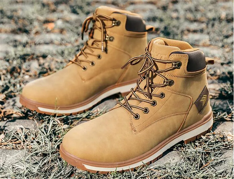 Мужские уличные ботинки ERENEJIAN модные мотоциклетные байкерские ботильоны кожаная