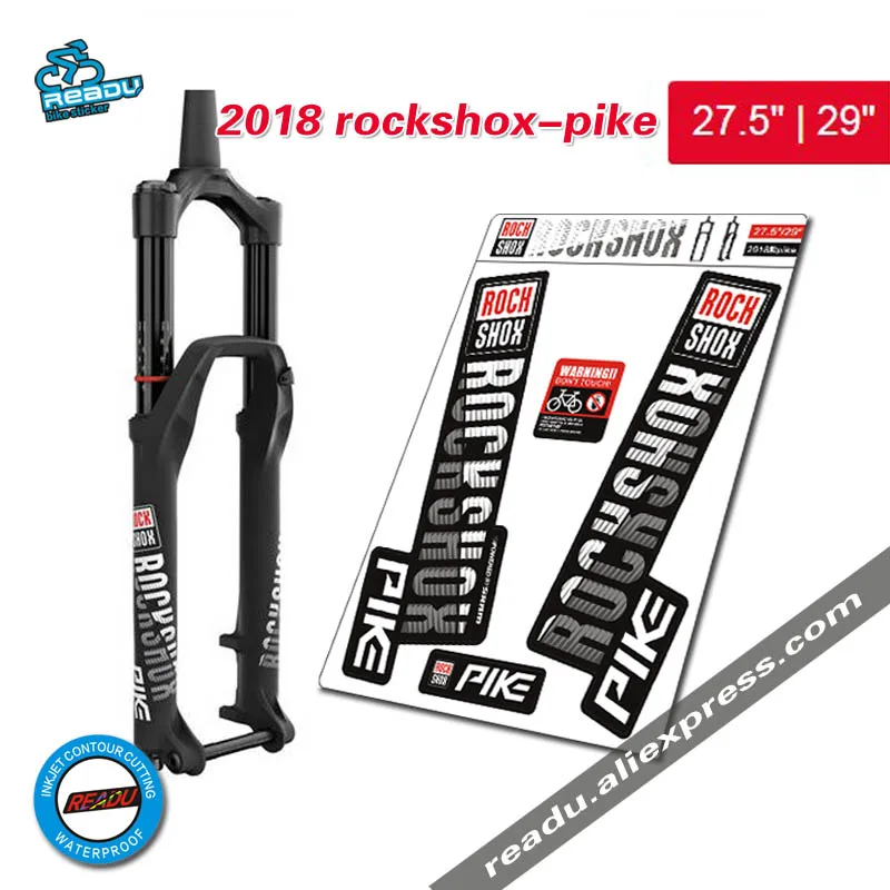 2018 rockshox Щука наклейки горный велосипед Передние на вилке MTB передняя вилка PIKE -