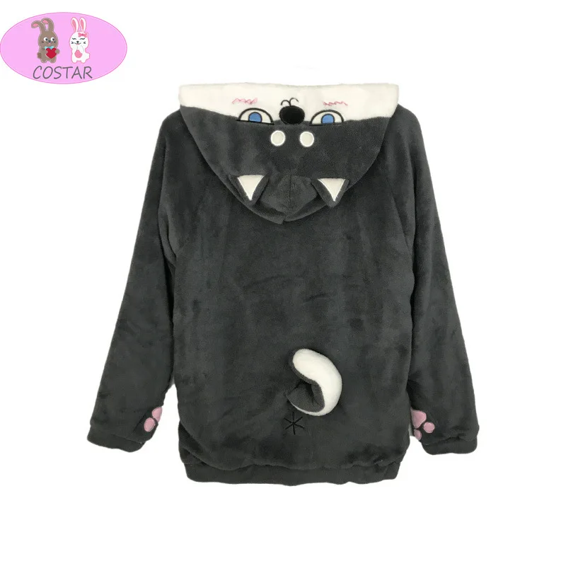 

COSTAR 2020 DOGE Hoodies Shiba Inu Cute Husky Sweater Dog head Streetwear