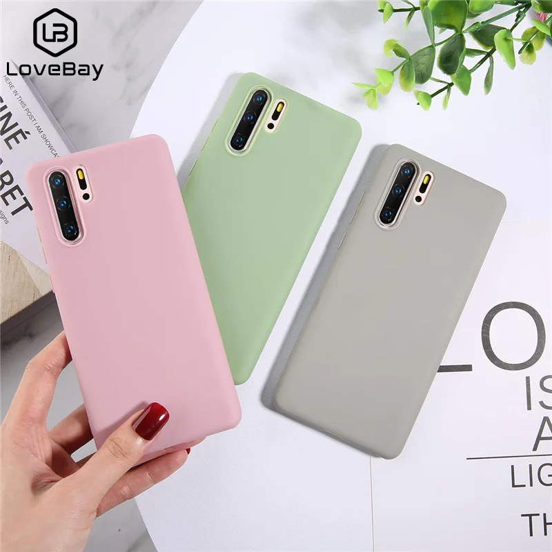 Чехол для телефона Lovebay ярких цветов huawei P30 P10 Lite P20 Pro мягкий чехол из ТПУ простая
