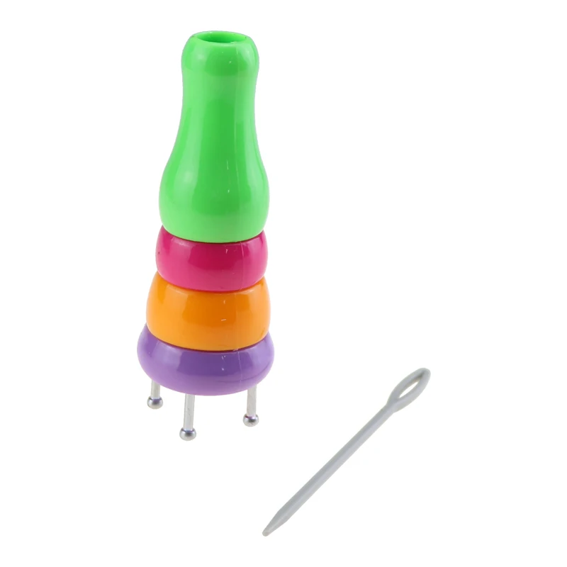 Пластиковая Пряжа Шерстяная вязальная машина кукла Dolly Craft DIY ткацкий станок | Дом