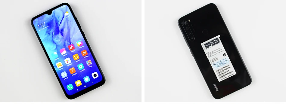 Мобильный телефон Xiaomi Redmi Note 8 с глобальной прошивкой, 4 Гб ОЗУ, 64 Гб ПЗУ, Восьмиядерный процессор Snapdragon 665, четырехъядерный процессор 48 МП, камера 6,3 дюйма, экран 4000 мАч