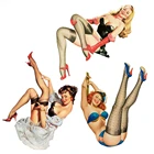 Наклейка на автомобиль Тройная рама, 13x16, 9 см