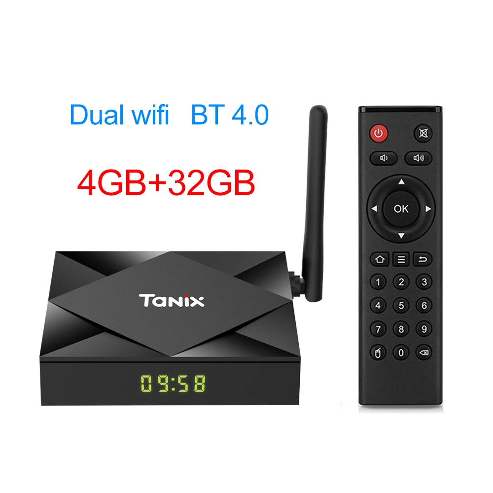 4GB 32GB Tanix TX6S Android 10,0 Smart tv BOX Allwinner H616 4 ГБ 32 ГБ 64 Гб TX6 ТВ-приставка поддержка 4K Duble WiFi Youtube Netflix 2 ГБ 8 ГБ - Цвет: 4GB 32GB
