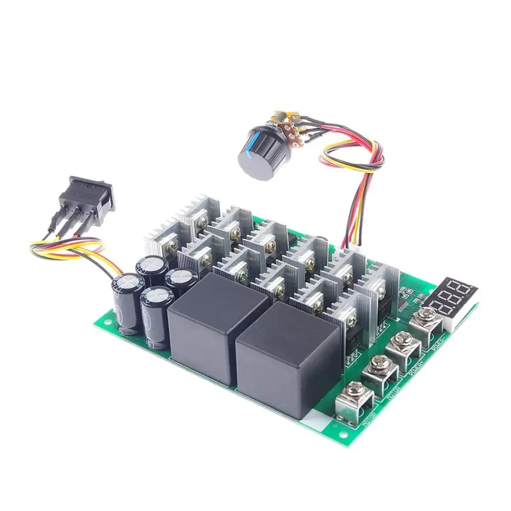 Регулятор скорости двигателя постоянный ток 12 В 24 36 48 10 в-55 60 А 3000 Вт | Обустройство