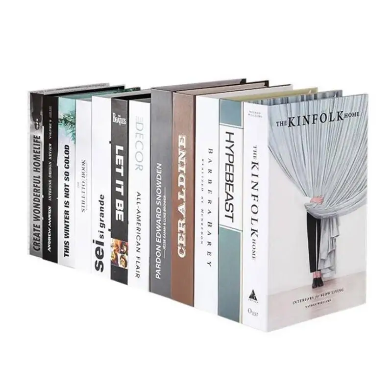 3 шт. поддельные книжные украшения реквизит Имитационные для отеля книжного