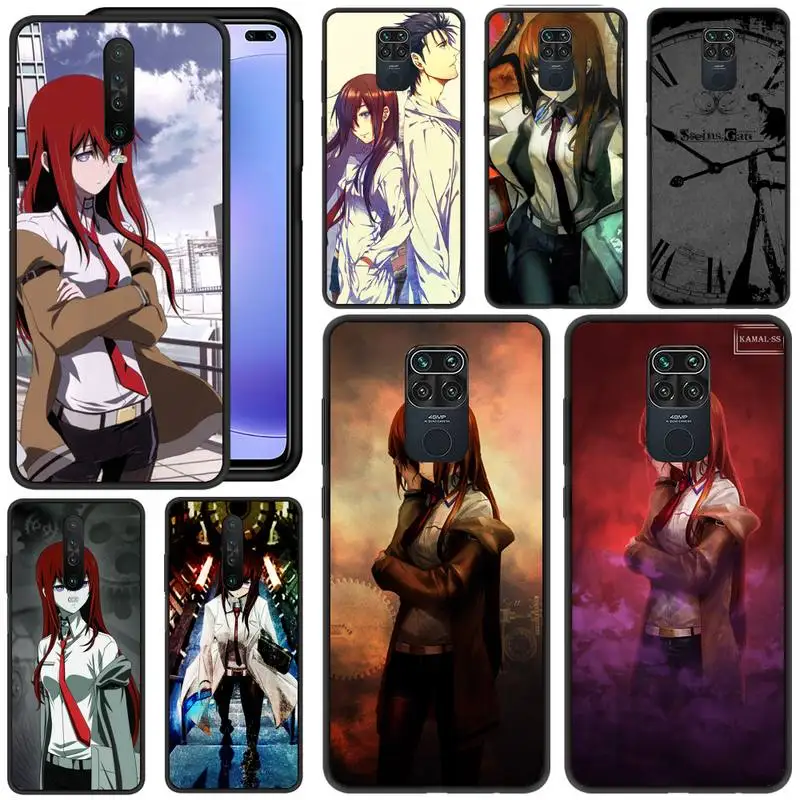 

0 Steins Gate Makise Kurisu Custom Phone Case For Redmi 5 6 Plus K 7 8 9 20 30 X A Pro Note 4 5 6 7 8 9 S X A Phone Cover Coque