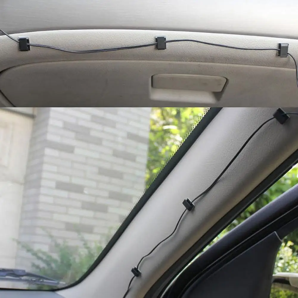 Автомобильный видеорегистратор 10X фиксированный зажим для провода кабеля