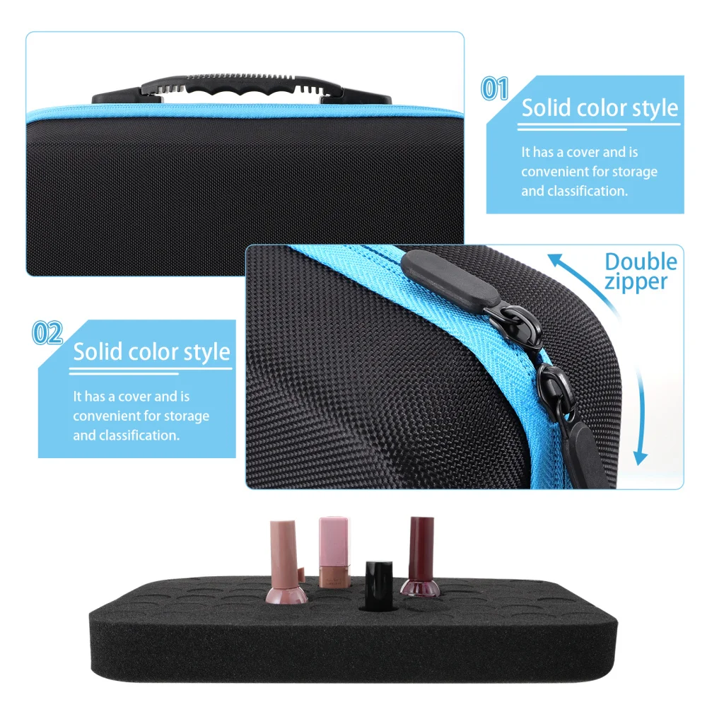 

1Pc Large Capacity Essential Oil Bottles Storage Bag Practical Storage Case