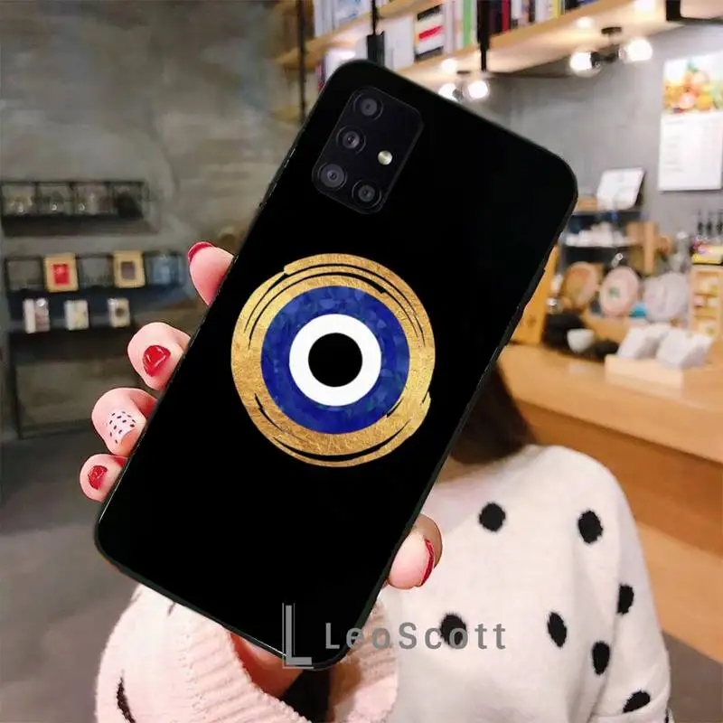 

Evil Eye Illustrations Phone Cases For Samsung S21 S30 Plus ultra 5G M11 A50 A51 A71 A20S