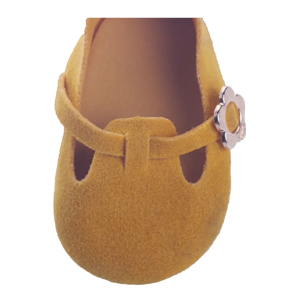 

A Pair Of Hollow Buckle Shoes Are Suitable For born baby 18-inch & 43cm Dolls, Dolls Accessories, DIY Childrens Toy And Gifts