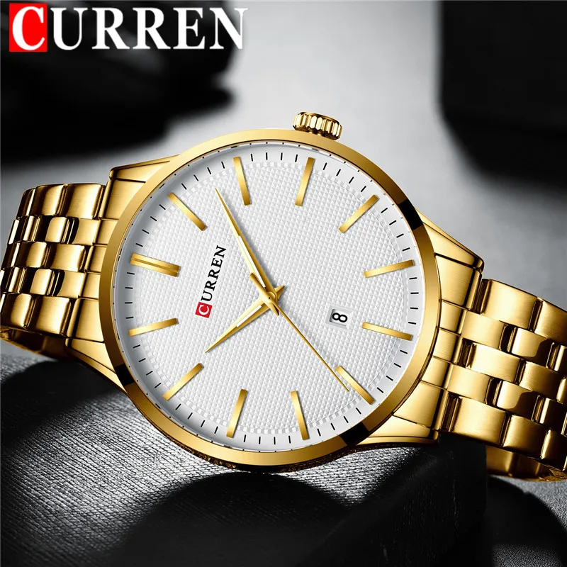 CURREN спортивные мужские часы лучший бренд роскошные золотые военные Бизнес