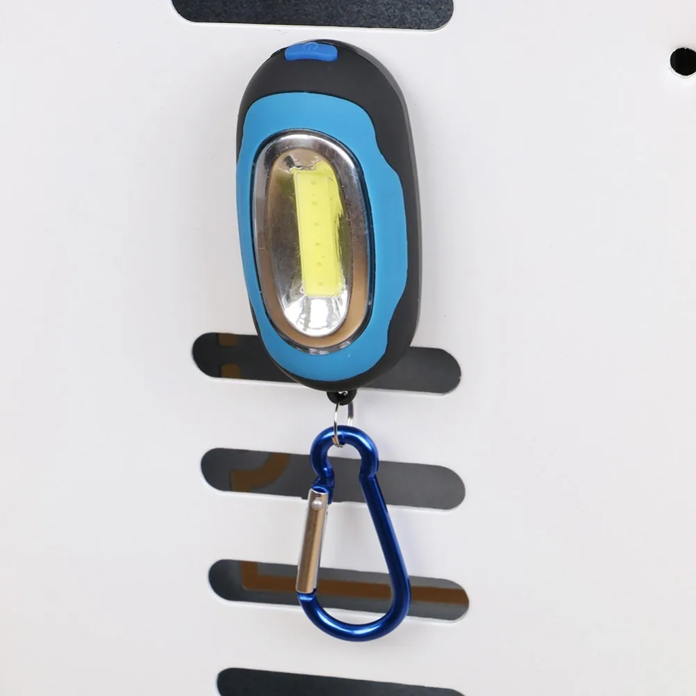 Портативный супер мини COB светодиодный фонарик для наружного брелка магнитный