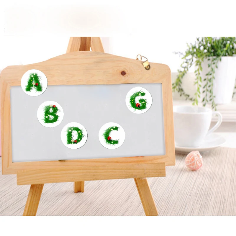 26 букв 30 мм магнит на холодильник детский с буквами детские подарки стеклянные