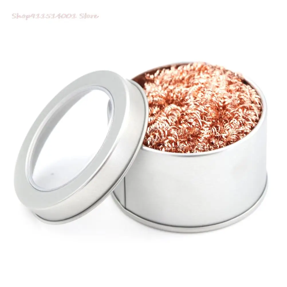 

Welding Soldering Solder Iron Tip Cleaner Cleaning Steel Wire Sponge Balls For Welding Tool
