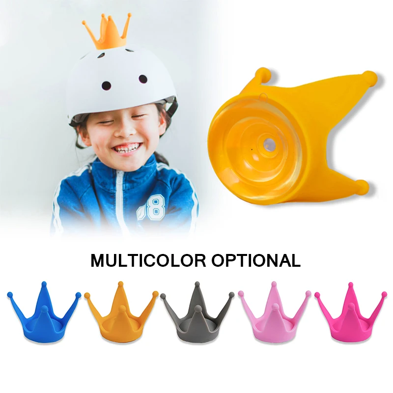 Универсальный мотоциклетный шлем на присоске с симпатичной короной мягкий