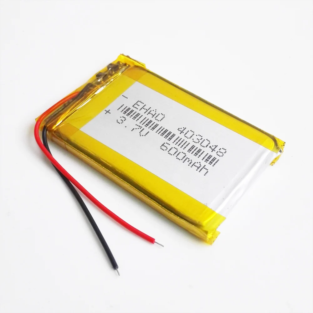 Литий-полимерный аккумулятор для Mp3 MP4 GPS bluetooth электронных книг 5 шт. 3 7 В 600 мАч 403048