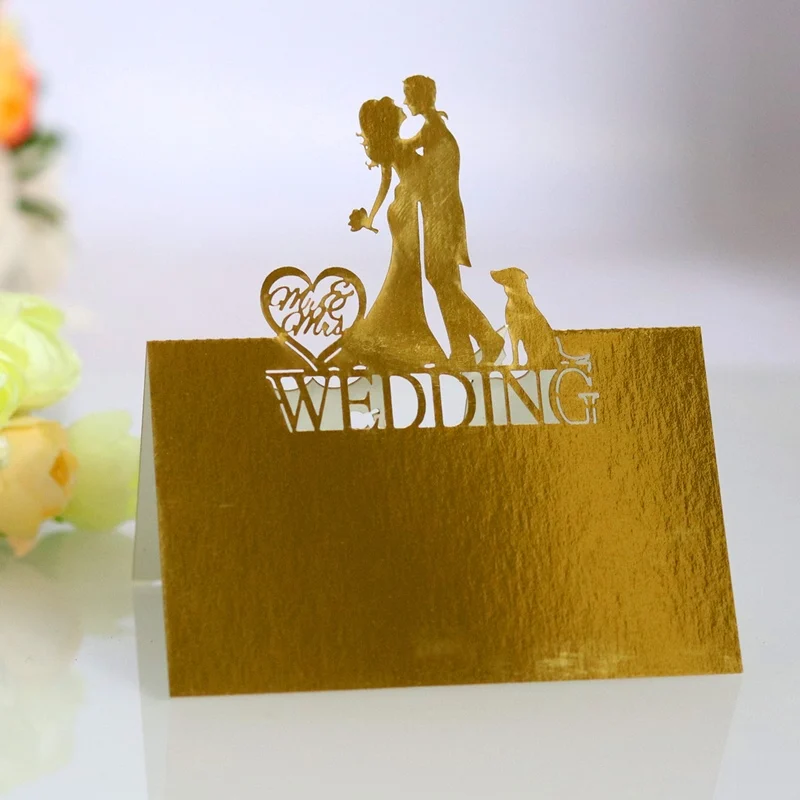 10 шт. романтические свадебные открытки с номером|Открытки и приглашения| |