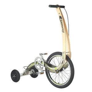 Складной 20-дюймовый велосипед с резиновыми колесами, для занятий спортом, трехколесный скутер