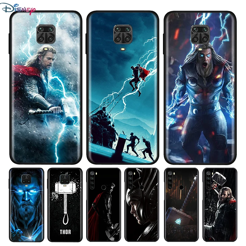 

Black Silicone Cover Thor Tales Of Asgard For Xiaomi Redmi Note 10 10S 9 9S Pro Max 9T 8T 8 7 6 5 Pro 5A Phone Case