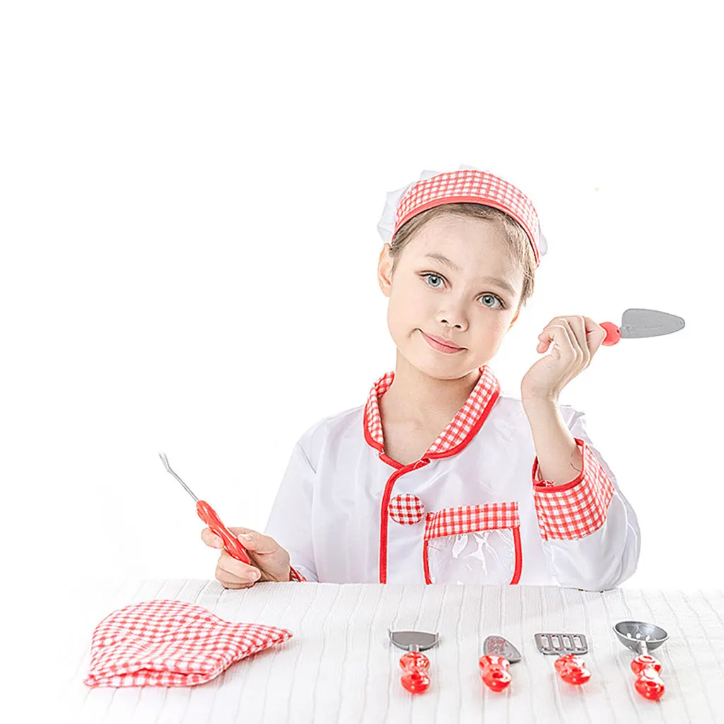 

Chef Role Play Costume Kids Gifts Toddlers Role Play for Chidlren Girls