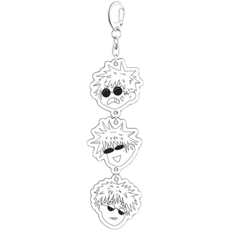 

Anime Jujutsu Kaisen Gojo Satoru Fushiguro Megumi Keyrings Badge Brooch Pin Skewers Pendant School Bag Itabag Toys Xmas Gifts