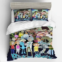 hot american cartoon duvet cover sets bedding set tv series figure comforter bed linen twin queen king single size dropshipping