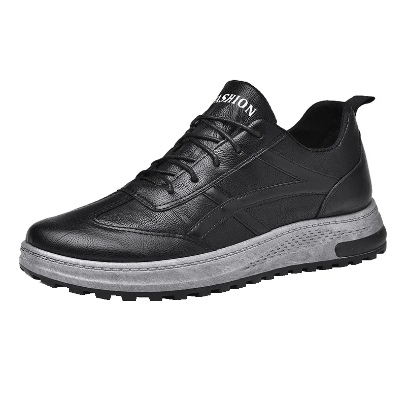 

Spring Men breathable Shoes Men Shoes Fashion Walking Shoes Outdoor Shoes for Men White PU Leather Shoes Men Flat Shoes 40