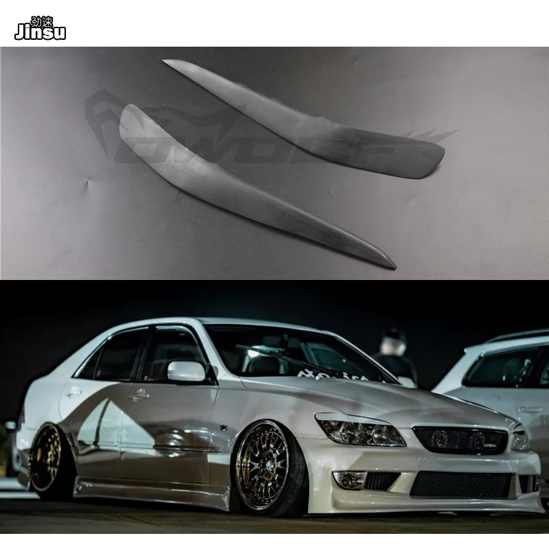C стиль углеродное волокно накладка на фару ВЕКО для Lexus IS200 1999 2004 Toyota Altezza