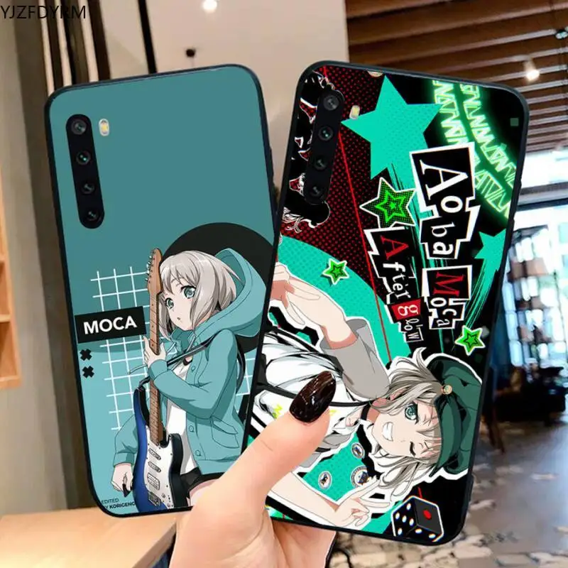 Мягкий черный Чехол Aoba Moca Bang dream для Xiaomi Mi Note 10 Lite 9T Pro xiaomi CC9 9SE |