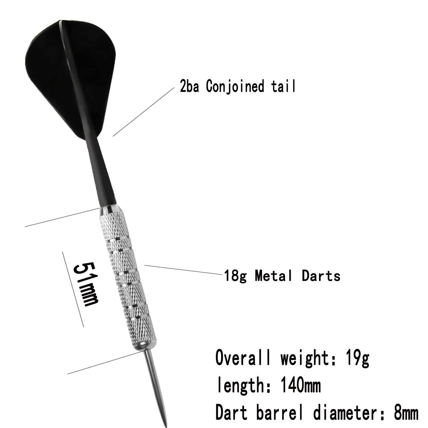 

CyeeLife 9pcs Professional Pin Type Darts Hard Dart Sports Supplies Pin Type Dart Home Entertainment Darts Toys