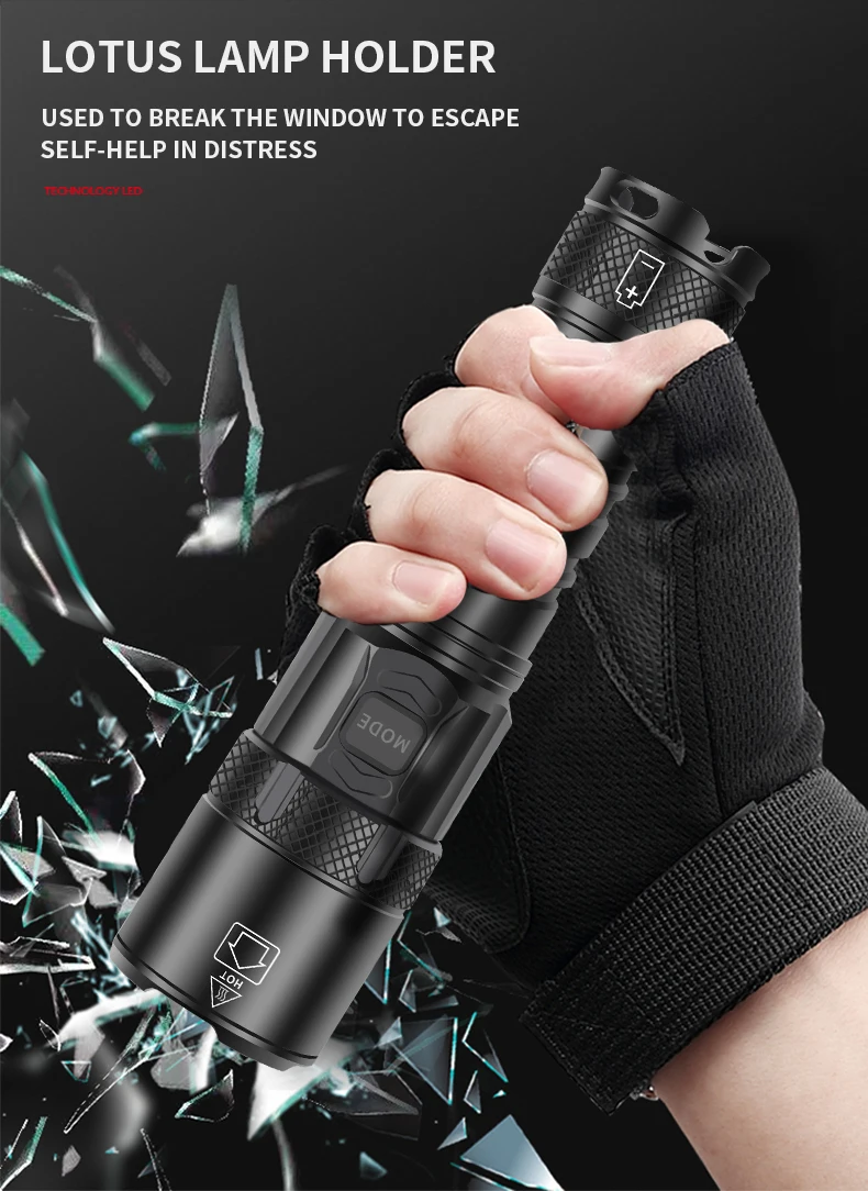 売る Xhp160/xhp99防水戦術懐中電灯,USB 5つの照明モード,充電式懐中電灯,アルミニウム製