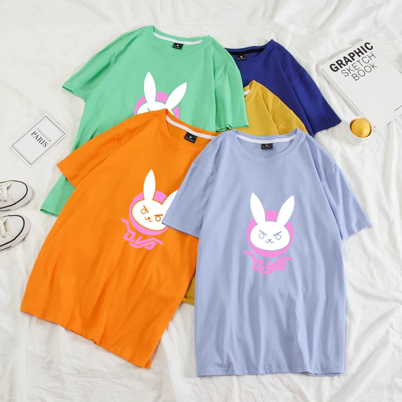 Футболка женская повседневная с круглым вырезом и принтом | Женская одежда