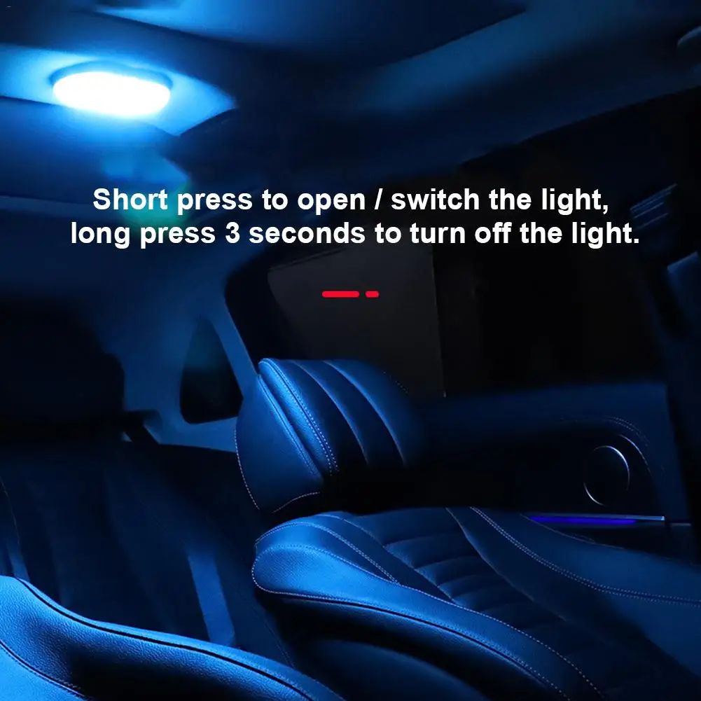 

5V Car Reading Light LED with USB Charging Port Interior Lighting Indoor Rear Car Compartment Roof Trunk Light Ceiling Lamp
