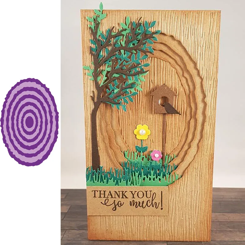 Овальная рамка форма металла резки штампы для скрапбукинга Новые 2019