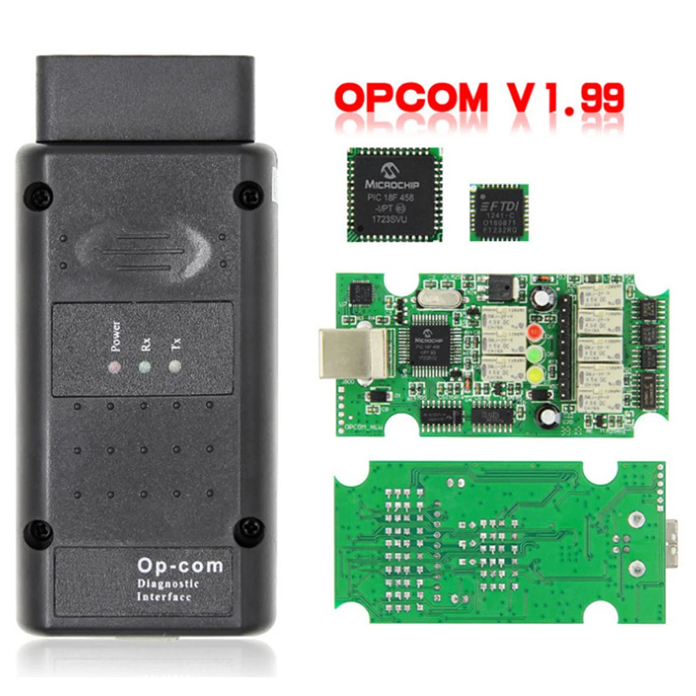 Автомобильный диагностический сканер Opcom 2014 в Can OBD2 V1.99 для автомобилей Opel