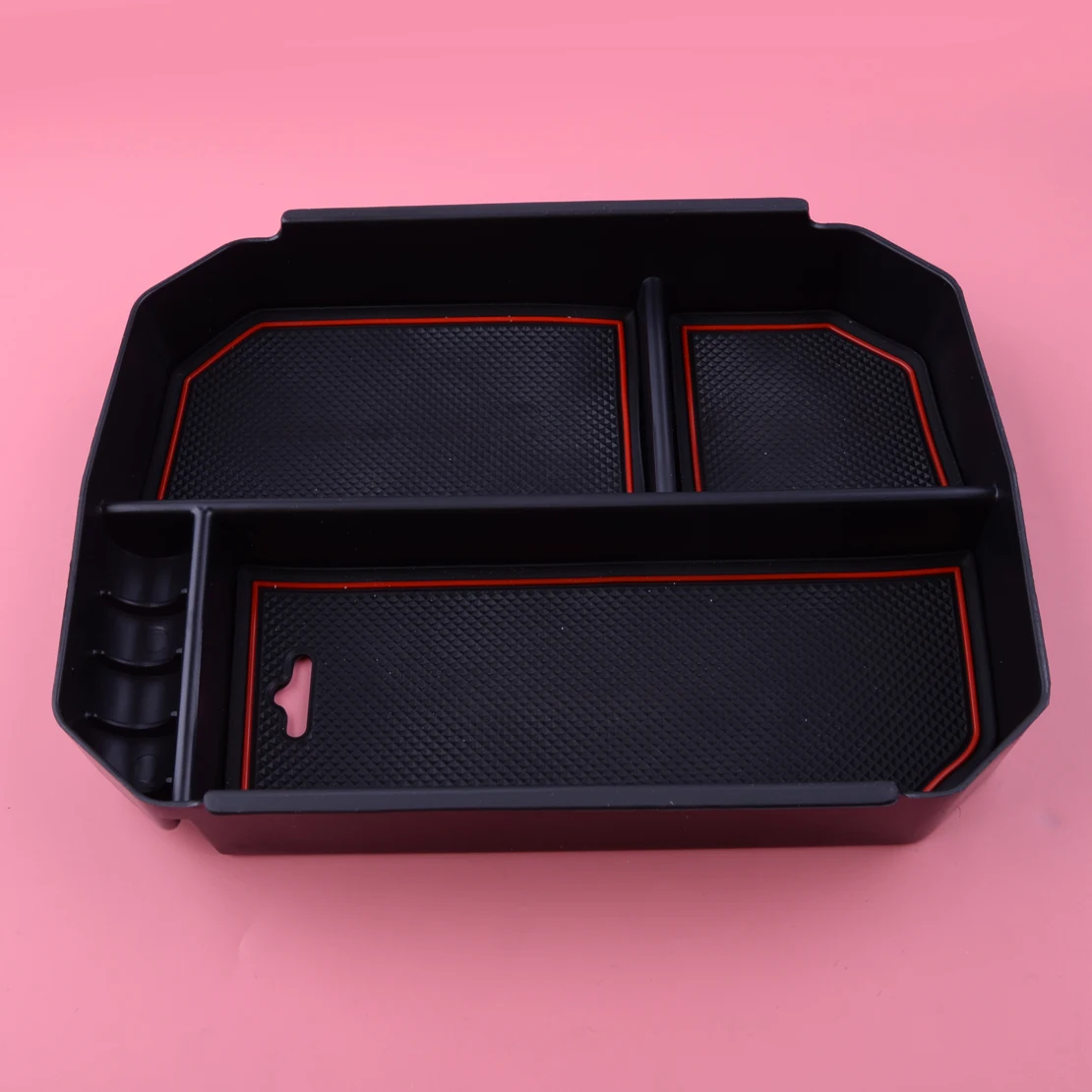 

Черный контейнер DWCX для хранения в подлокотнике центральной консоли, органайзер, поддон для Toyota Highlander 2016, 2017, 2018, 2019