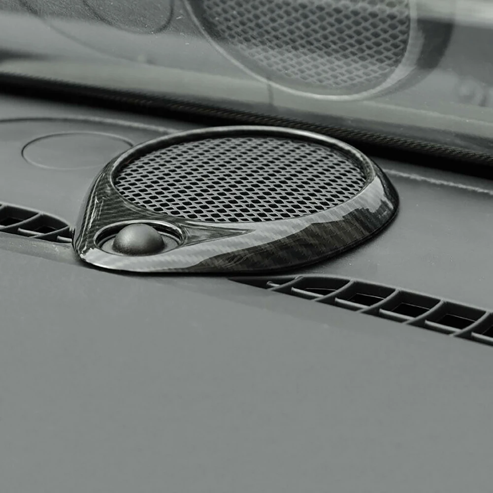 

Airspeed for Jeep Grand Cherokee (2018-2020) Accessories Carbon Fiber Dashboard Speaker Cover Trim Car Interior Decorations