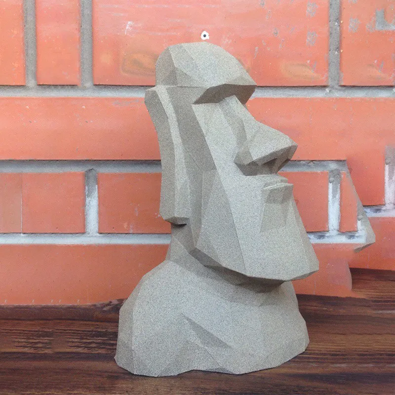 

Пасхальный остров статуи 3D бумажная модель DIY Ручная креативная домашняя декорация фигурки Пазлы ручная работа милые бумажные ремесленные ...