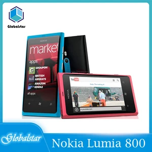 nokia 800 refurbished original lumia 800 3g wifi gps 8mp camera 16gb unlocked windows mobile phone cheap cell phone free global shipping