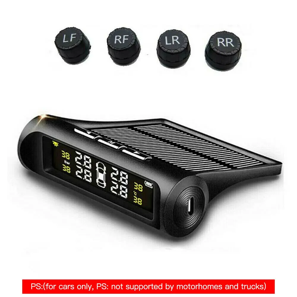 Система контроля давления в шинах TPMS беспроводная автомобильная USB-система с