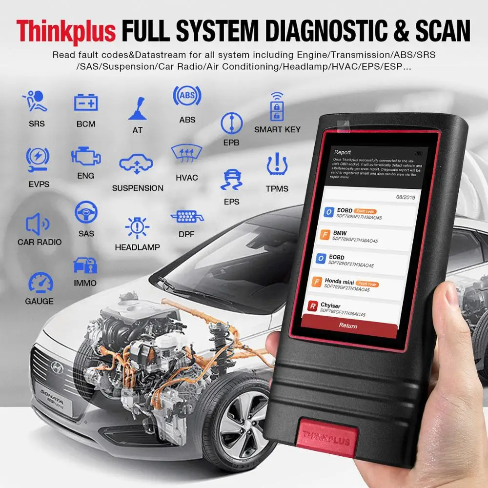 Thinkcar Thinkplus интеллектуальная Диагностика автомобиля автоматическая загрузка