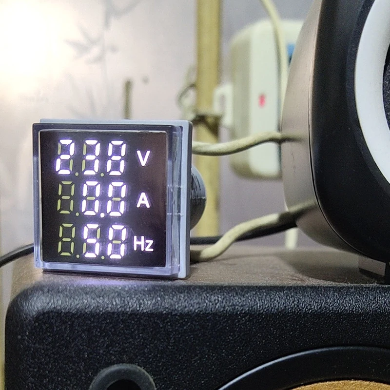 Квадратный Дисплей Вольтметр и амперметр переменного тока используемый для