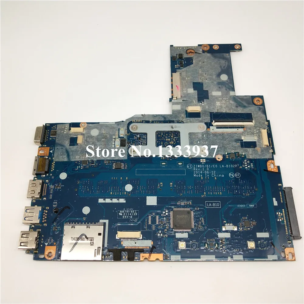 ZIWB0/B1/E0 LA-B102P материнская плата для ноутбука Lenovo B50-30 N2840 SR1YJ N2830 SR1W4 | Компьютеры и