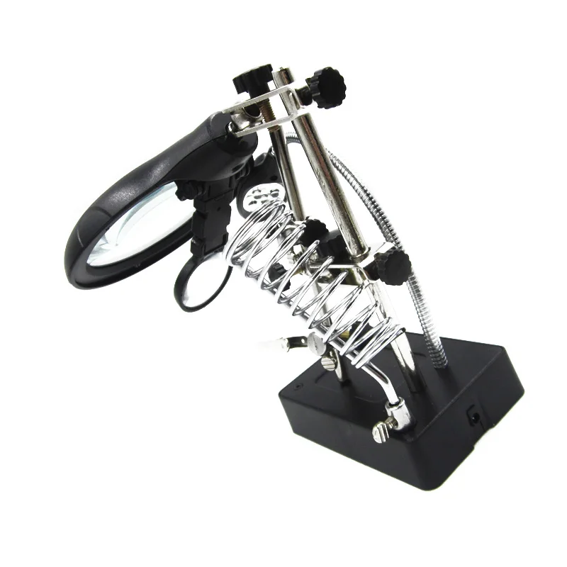 Взаимозаменяемый Настольный светильник AC/DC Лупа увеличительная ручная MG16129-C